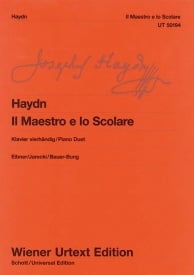 Haydn: Il Maestro e lo Scolare Hob.XVIIa:1 for Piano (4 Hands) published by Wiener Urtext